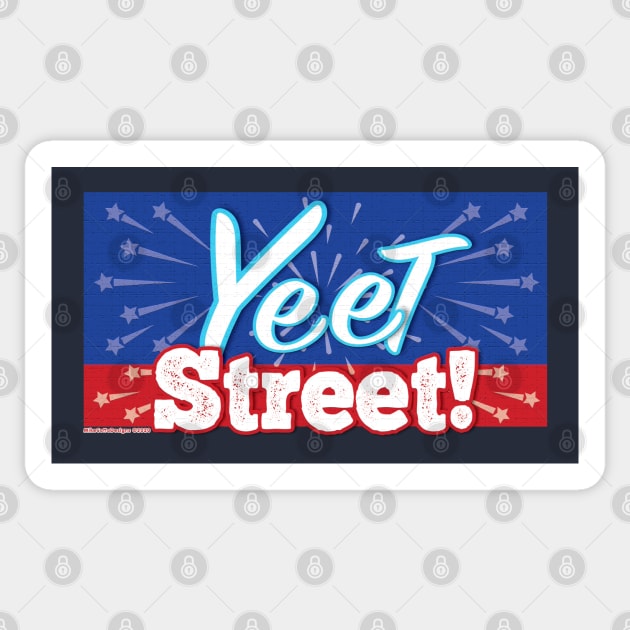 Yeet Street Sticker by MikeCottoArt